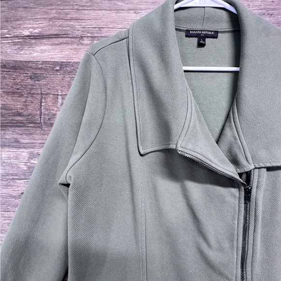 Banana Republic Full Zip Jacket Top Asymmetrical Design - Picture 5 of 6